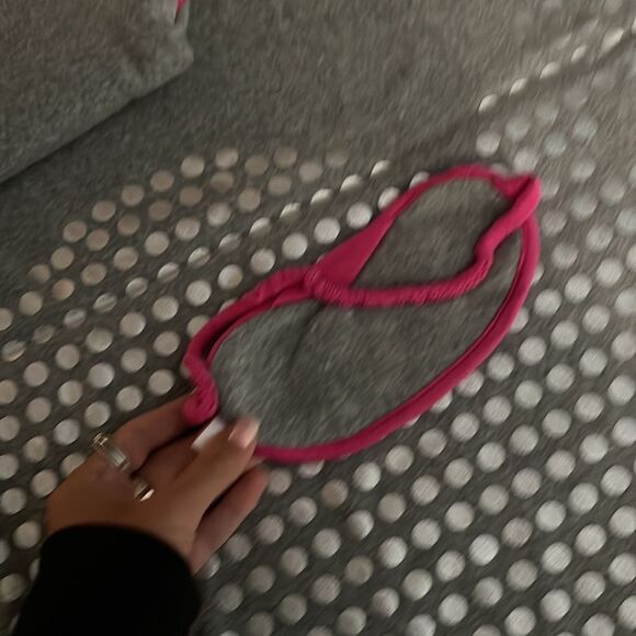 Victoria's Secret VS PINK Pillow & Blanket Travel Bag Set Monogram Dog - Picture 4 of 7